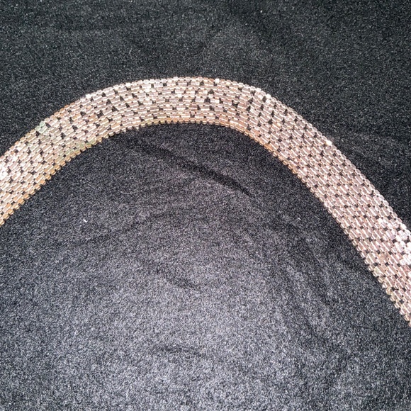 Rhinestone Choker & Layered Statement Necklace Set | Silver Tone Glam - Picture 3 of 7